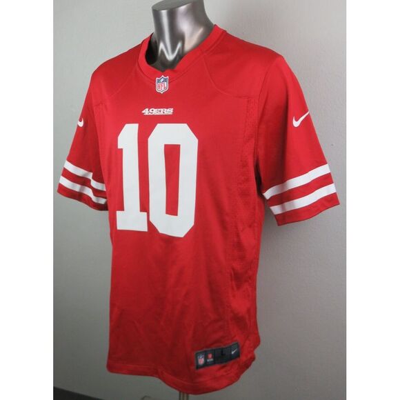 Authentic Jimmy Garoppolo San Francisco 49ers Nike Jersey Size L On Field Red - Picture 3 of 12